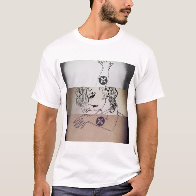 Camiseta símbolo yaie para mudar este anime de manga mundia (Frente)