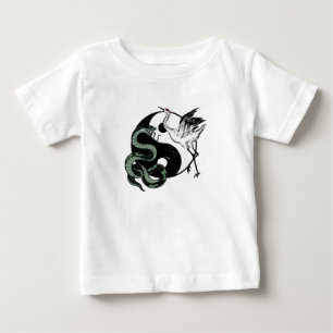 Camiseta Símbolo Yin yang Cobra and Crane