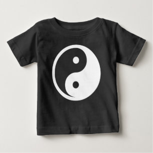Camiseta Símbolo Yin Yang - desenho de tatuagem sólido 2