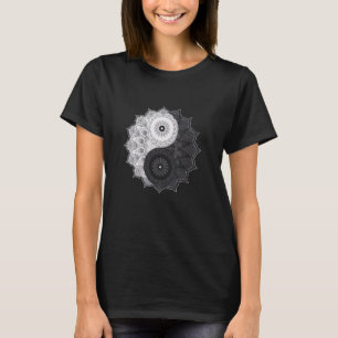 Camiseta Símbolo Yin Yang Mandala Seek Balance Spirit
