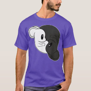 Camiseta Símbolo Yin Yang símbolo de equilíbrio de hamster