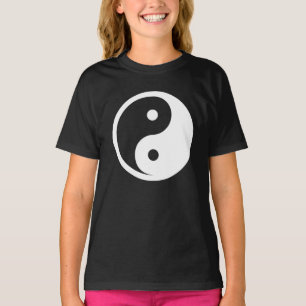 Camiseta Símbolo Yin Yang - tatuagem sólida design 2