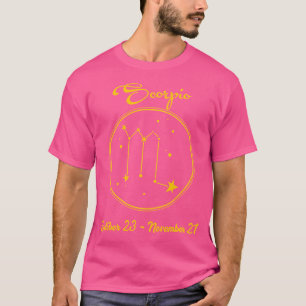 Camiseta Símbolo Zodiac Escorpião Constelação Astronomia