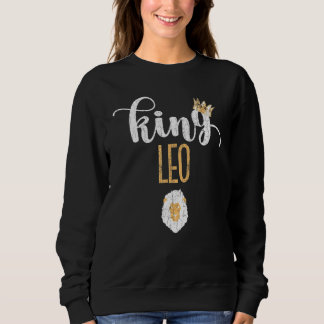 Camiseta Símbolo Zodiac Rei Leo Gráfico