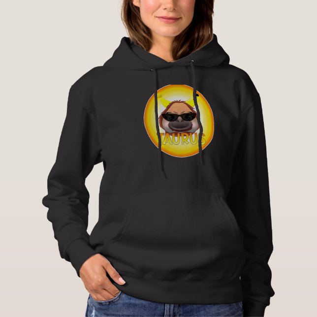 Camiseta Símbolo Zodiac Taurus Monkey Banana (Frente)