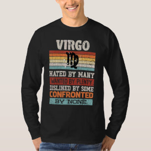 Camiseta Símbolo Zodiac Virgo Odiado por Muitos Gráficos