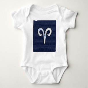 Camiseta Símbolo Zodíaco Marinho Estilo de Fibra de Carbo