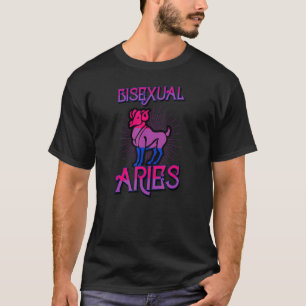 Camiseta Símbolo Zodíaco Símbolo Bissexual Aniversário Horo
