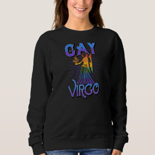 Camiseta Símbolo Zodiodato de gay Virgo Sinal de Aniversári