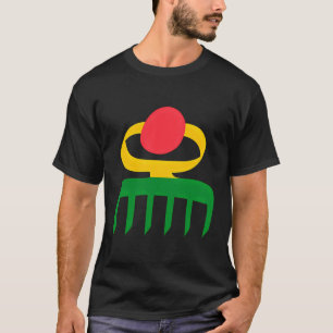 Camiseta Símbolos Adinkra Símbolos ganaios africanos Duafe 