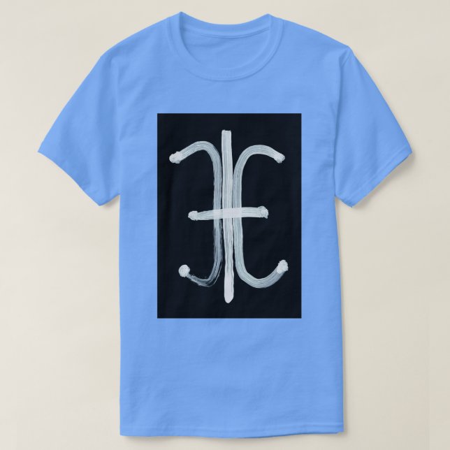 Camiseta Símbolos Alquímicos Amônia Invertida (Frente do Design)