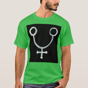 Camiseta Símbolos Alquímicos Arsênio Branco Dois Invertidos