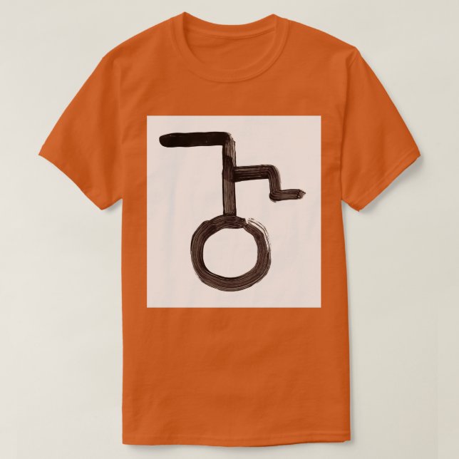 Camiseta Símbolos Alquímicos Chumbo Sete (Frente do Design)