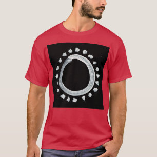 Camiseta Símbolos Alquímicos Dourados Cinco Invertidos