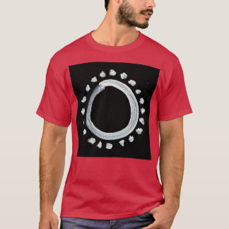 Camiseta Símbolos Alquímicos Dourados Cinco Invertidos