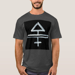 Camiseta Símbolos Alquímicos Sal Um Invertido