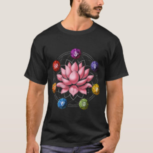 Camiseta Símbolos Chakra Lótus Zen