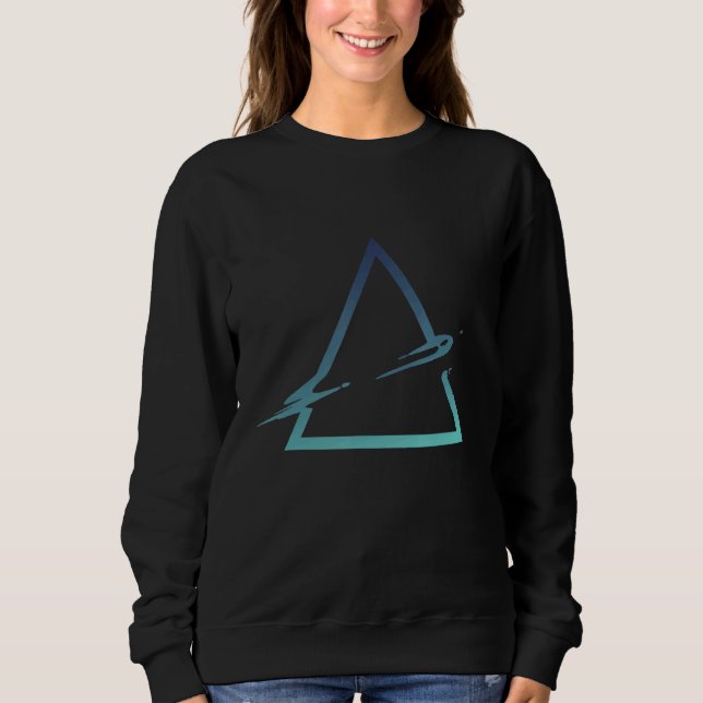 Camiseta Símbolos de Geometria do Triângulo Torn (Frente)