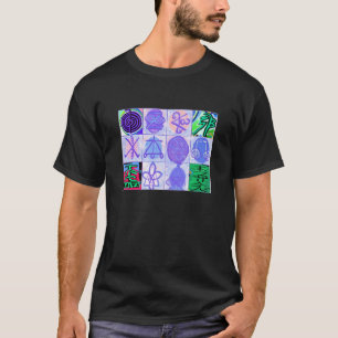 Camiseta Símbolos de KARUNA Reiki: Rendição artística