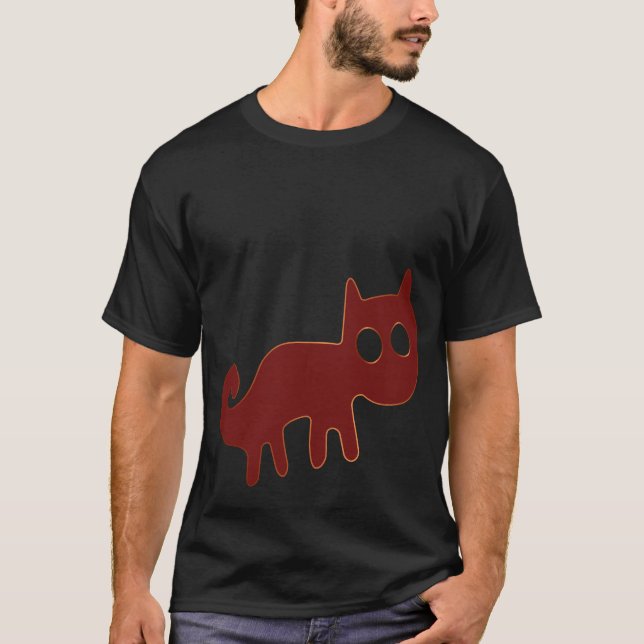 Camiseta Símbolos de Raposa Animal Antiga Nazca Peru Tribal (Frente)