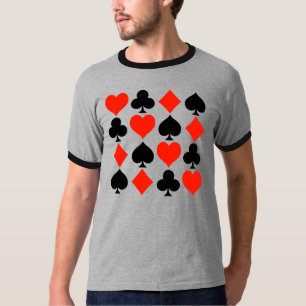 Camiseta Símbolos do cartão clássicos