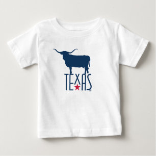 Camiseta Símbolos do Texas, Longhorn, marinho