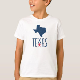 Camiseta Símbolos do Texas, Texas, marinho azul