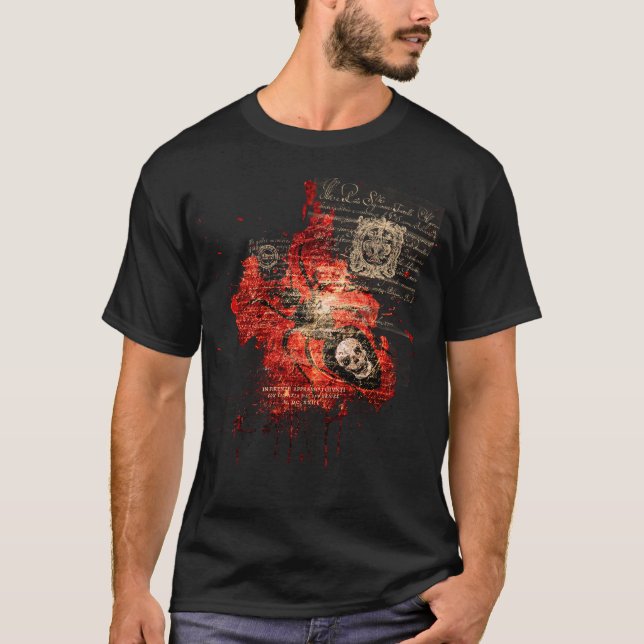 Camiseta Símbolos e Escritos Secretos (Frente)