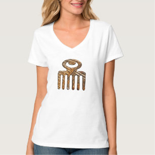 Camiseta Símbolos étnicos Duafe de Adinkra