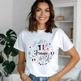 Camiseta Símbolos Franceses