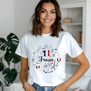 Camiseta Símbolos Franceses