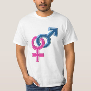 Camiseta Símbolos masculinos femininos
