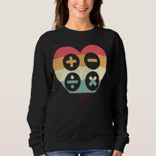Camiseta Símbolos Matemáticos Coração De Volta Ao Tea De Ma