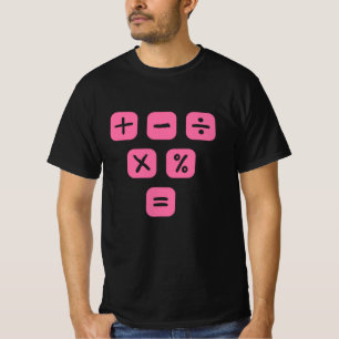 Camiseta Símbolos matemáticos sinais matemáticos de matemát
