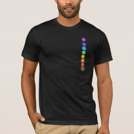 Camiseta *~* Símbolos Rainbow Chakra Símbolos Watercolor Om