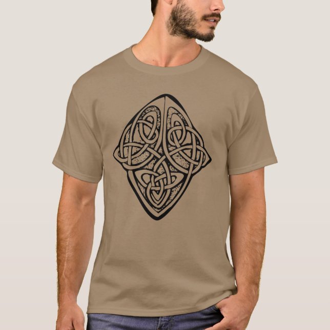 Camiseta símbolos sagrados irlandeses celtas (Frente)