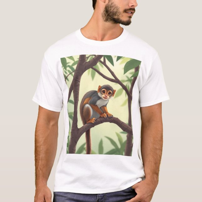 Camiseta Simian Chronicles: Contos do Reino Macaco (Frente)