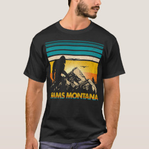 Camiseta Simms Montana Bigfoot National Park Mountains Camp