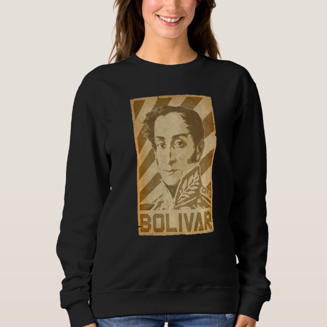 Camiseta Simon Bolivar Torn Propaganda Poster (Frente)