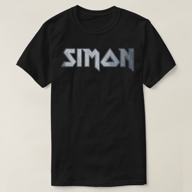 Camiseta Simon de metal pesado (Frente do Design)