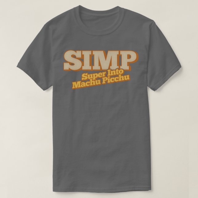 Camiseta SIMP Super Into Machu Picchu 1 (Frente do Design)
