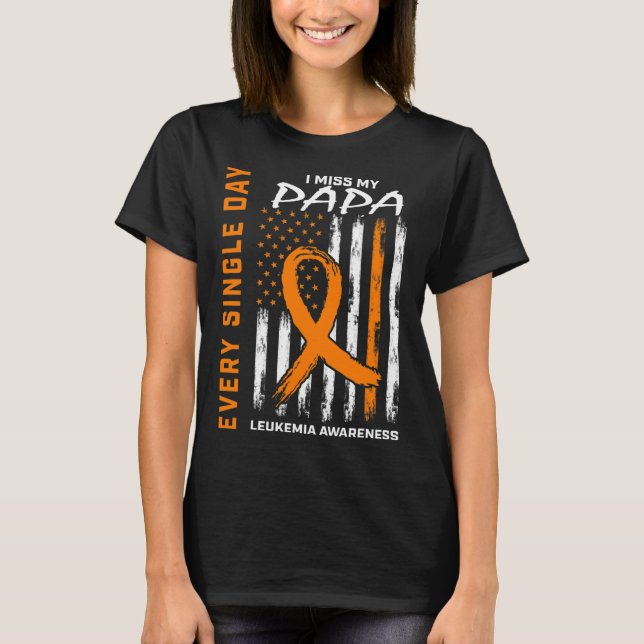 Camiseta Simpatia Oferta Perda de Papa Laranja Leucemia Awa (Frente)
