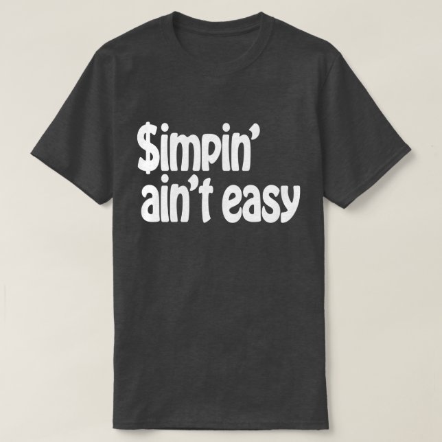 Camiseta Simpin não é fácil (Frente do Design)