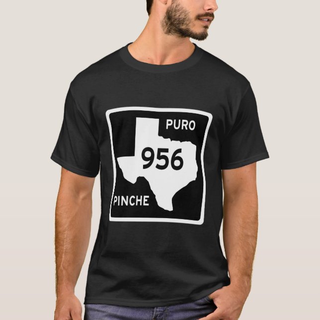 Camiseta Simple Puro Che 956 Texas Road Sign (Frente)