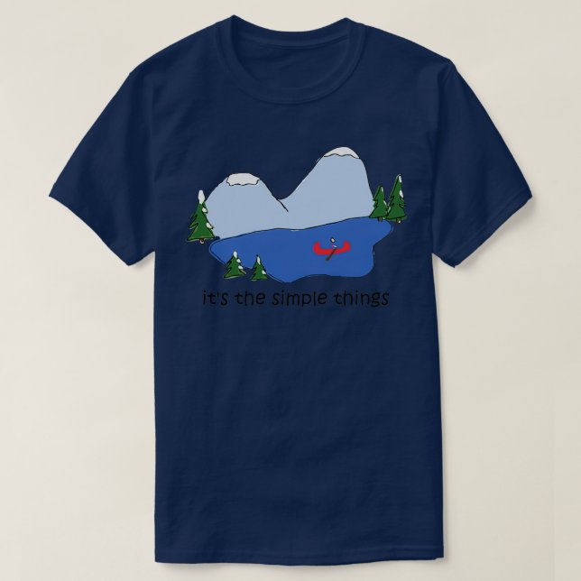 Camiseta Simple Things Canoe (Frente do Design)