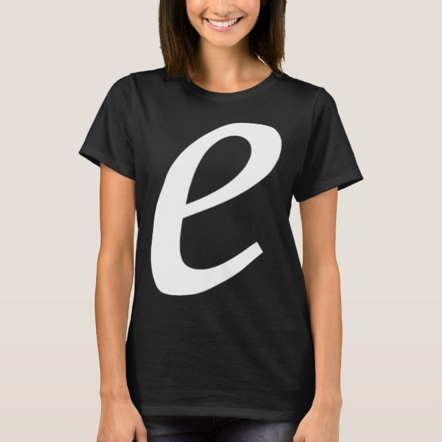 Camiseta Simples Bold Large White - Letra Itálico Minúscula (Frente)