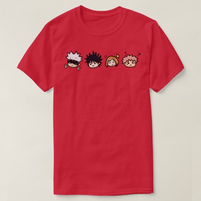 Camiseta Simples Chibis Hat Inspirado (Frente do Design)