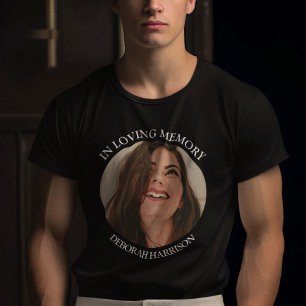 Camiseta Simples com Nome e Foto para Memorial de 