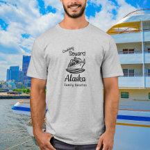 Camiseta Simples de Férias Familiares no Alasca Pe