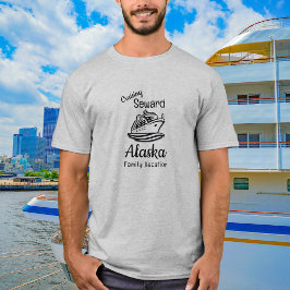Camiseta Simples de Férias Familiares no Alasca Pe